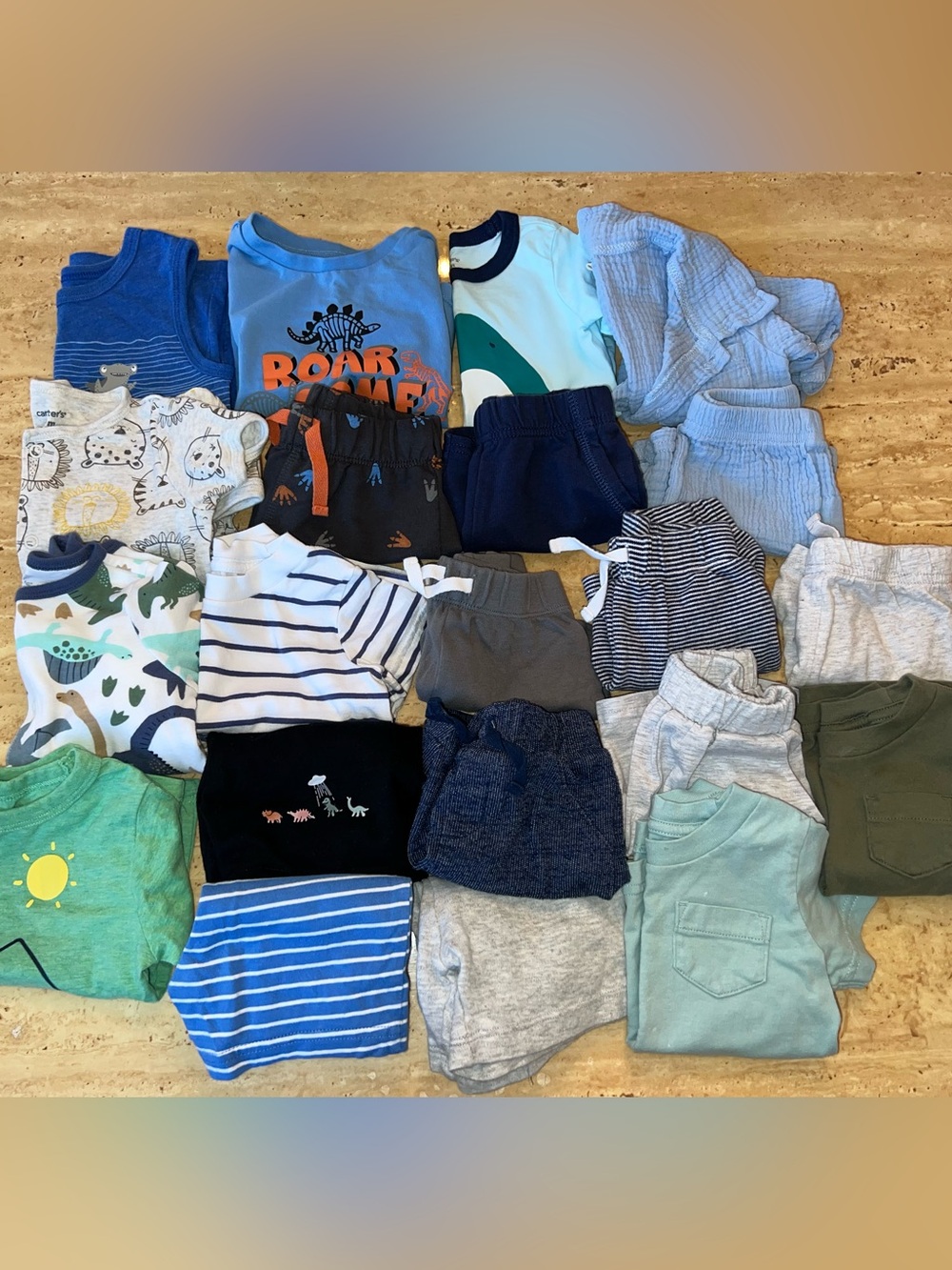 Baby Boys 6-9 Months Shorts and Tee Shirts Bundle